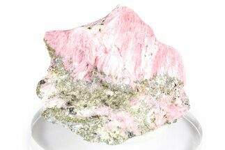 Light Pink Rhodonite with Pyrite - Peru #363331