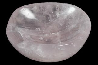 Polished Rose Quartz Dish #365152