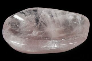 Polished Rose Quartz Dish #365161