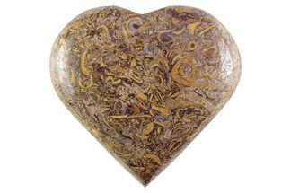 Polished Miriam Jasper Heart - India #365900