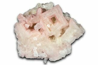 Pink Halite Crystal Cluster - Trona, California #347196