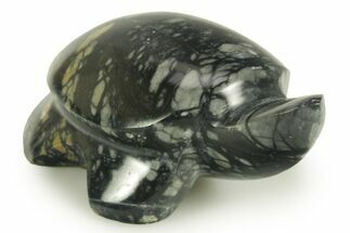 Carved Picasso Marble Turtle - Utah #366310