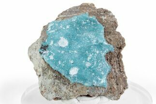 Sparkling Druzy Quartz on Chrysocolla - DR Congo #366210
