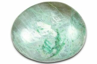 Polished Green Garnierite Stone - Madagascar #366382
