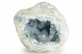 Sparkling Celestine (Celestite) Geode Section - Madagascar #364672