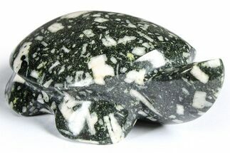 Polished Chinese Writing Rock Turtle - Alaska #366528