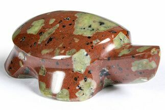 Polished Chinese Writing Rock Turtle - South Africa #366827