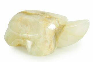 Carved Banded Calcite Turtle - California #366220