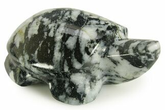 Carved Alkali Feldspar Turtle - Philippines #367024