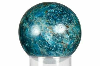 Bright Blue Apatite Sphere - Madagascar #367046