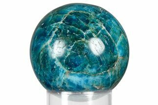 Bright Blue Apatite Sphere - Madagascar #367053