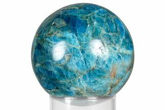 Bright Blue Apatite Sphere - Madagascar #367056