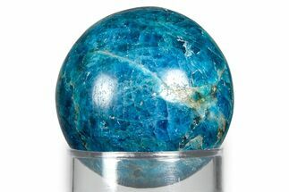 Bright Blue Apatite Sphere - Madagascar #367058
