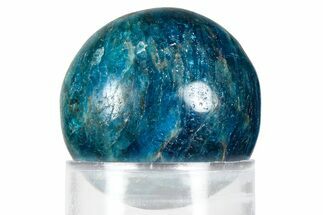 Bright Blue Apatite Sphere - Madagascar #367086