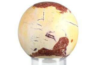Polished Saharan Desert Jasper Sphere - Morocco #326877