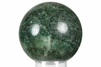 Polished Fuchsite Sphere - Madagascar #349715