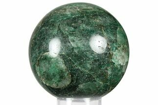 Polished Fuchsite Sphere - Madagascar #349746