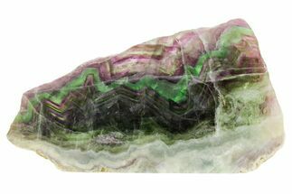 Colorful Polished Fluorite Slab - China #367870