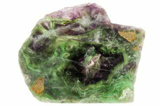 Colorful Polished Fluorite Slab - China #367873