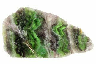 Colorful Polished Fluorite Slab - China #367877