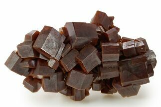 Top Quality, Deep Red Vanadinite Crystal Cluster - Large Crystals #368109