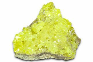 Bright-Yellow Sulfur Crystals - Bolivia #359319