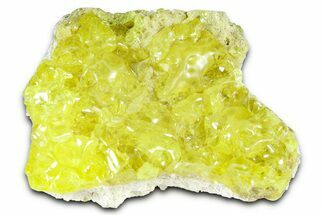 Bright-Yellow Sulfur Crystals - Bolivia #359332