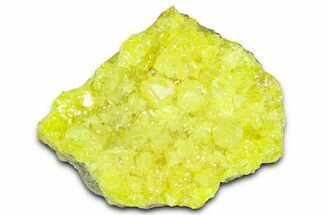 Bright-Yellow Sulfur Crystals - Bolivia #359336