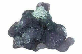 Purple and Green Botryoidal Grape Agate - Indonesia #369850