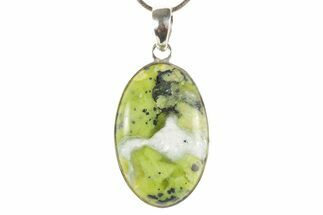 Yellow Turquoise Jasper Pendant (Necklace)- Sterling Silver #369932