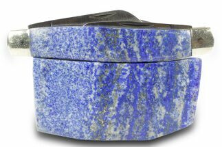 Pocket Knife with Lapis Lazuli Inlays & Matching Base #370732
