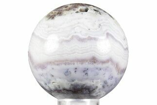 Polished Banded Sowbelly Agate Sphere - Colorado #371011