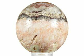 Polished Colorful Wild Fire Opal Sphere - Utah #371139