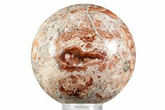 Polished Crazy Lace Rosetta Stone Sphere - Mexico #371161