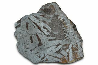 Polished Crystalline Hematite & Magnetite Slab - Nevada #371253