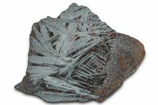 Polished Crystalline Hematite & Magnetite Section - Nevada #371262