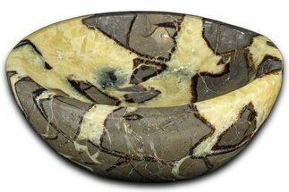 Eye-Eatching Polished Septarian Dish - Madagascar #371709