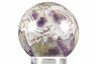 Polished Chevron Amethyst Sphere - India #359796