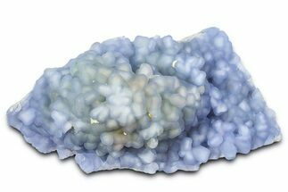 Botryoidal Blue Chalcedony After Anhydrite - Peru #372702