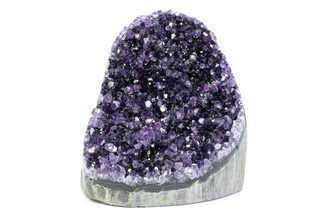 Free-Standing Dark Amethyst Crystal Cluster - Uruguay #373195