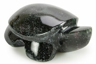 Polished Ruby Zoisite Turtle - Tanzania #373656
