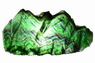Colorful Polished Fluorite Slab - China #374365