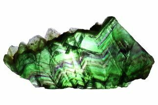 Colorful Polished Fluorite Slab - China #374367