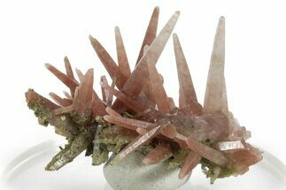 Hematite Quartz Crystals with Epidote - Peru (New Find) #375550