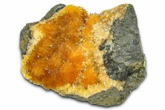 Intense Orange Calcite Crystal Cluster - Poland #374697