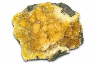 Intense Orange Calcite Crystal Cluster - Poland #374699
