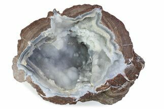 Crystal Filled Dugway Geode (Polished Half) - Fluorescent! #376198