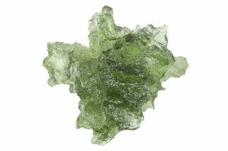 Green Moldavite Tektite ( g) - Besednice, Czech Republic #376328