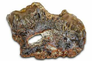 Polished Turkish Stick Agate Slab - Turkey #378135