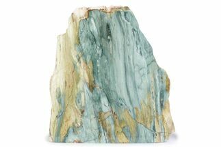 Freestanding Gary Green Jasper (Larsonite) Bog Wood - Oregon #377886